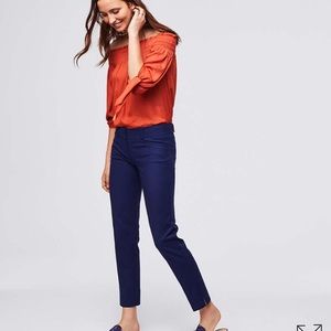 LOFT - Black Riveria Marissa Ankle pants - size 10